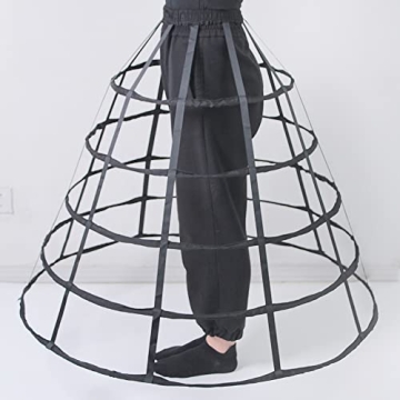 Versatile ARTYME 5 Hoops Pannier Petticoat for Women