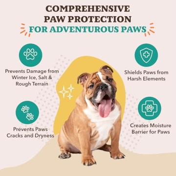 Natural Dog Company PawTection Balm for Dogs - Lick-Safe Winter Protection