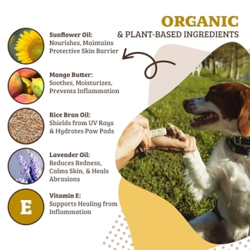 Natural Dog Company PawTection Balm for Dogs - Lick-Safe Winter Protection