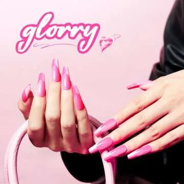 modelones Pink Gel Nail Polish, 1 Pcs 15 ML Pink Nail Polish Summer Hot Pink Gel Polish Bright Pink Neon Gel Polish Soak Off Nail Art Design forfor Women Girl Nail Lovers Gift Salon DIY Gel Manicure