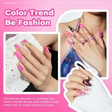 modelones Pink Gel Nail Polish, 1 Pcs 15 ML Pink Nail Polish Summer Hot Pink Gel Polish Bright Pink Neon Gel Polish Soak Off Nail Art Design forfor Women Girl Nail Lovers Gift Salon DIY Gel Manicure