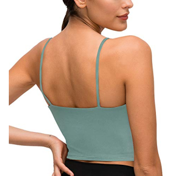 Arlumi Longline Camisole Crop Tank - Fashionable & Comfortable Bra