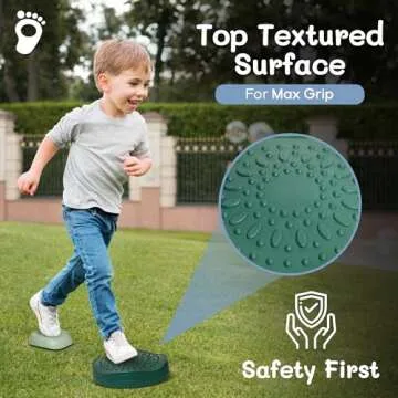 LEAP WITH LUCKY Balance Stepping Stones for Kids - 5 Pcs