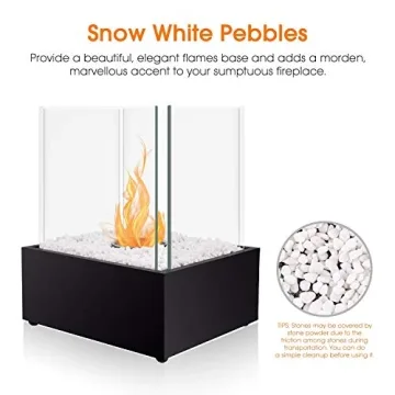 BRIAN & DANY Ventless XL Tabletop Fireplace - Smokeless Fire Pit