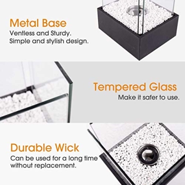 BRIAN & DANY Ventless XL Tabletop Fireplace - Smokeless Fire Pit