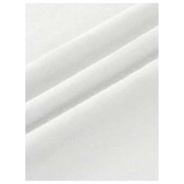 RoseSeek Women's Letter Print Graphic T-Shirt Crewneck Short Sleeve Crop Top Summer Tees White Large