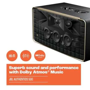 JBL Authentics 500 Retro Speaker with Voice Control