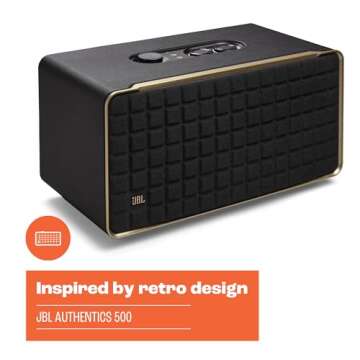 JBL Authentics 500 Retro Speaker with Voice Control
