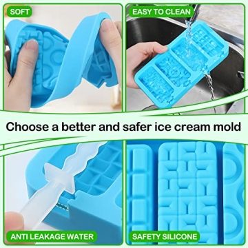 Silicone Popsicle Molds - Love & Braided Shape Set