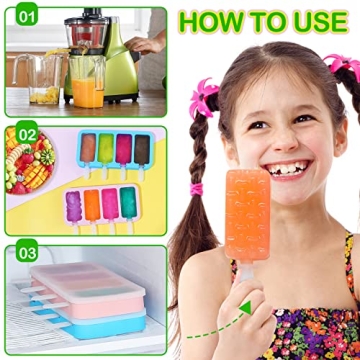 Silicone Popsicle Molds - Love & Braided Shape Set