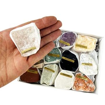 Natural Gemstone Mix 10-15 Raw Crystals Great Gift