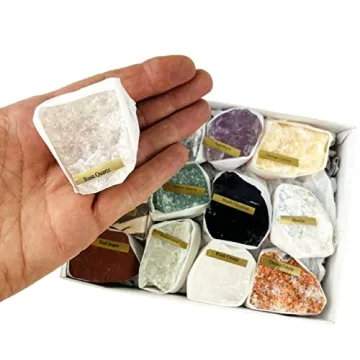 Natural Gemstone Mix 10-15 Raw Crystals Great Gift