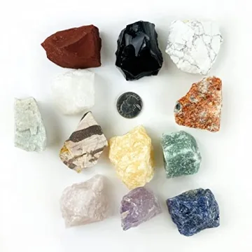 Natural Gemstone Mix 10-15 Raw Crystals Great Gift