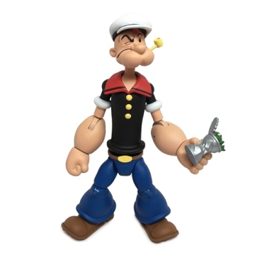 Boss Fight Studio Popeye the Sailor Man Action Figure – Highly Articulated with Accessories, 1:12 ...