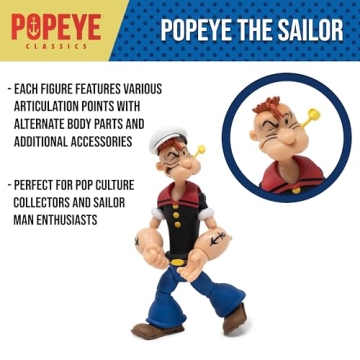 Boss Fight Studio Popeye Action Figure with Accessories