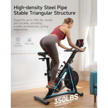 Yesoul S3 Black Exercise Bike For Home Smart White Cycling Bike Magnetic Resistance For Gym Electric Stationary Bike Bluetooth Heart Rate For Women Apartment Workout Bike For Fitness