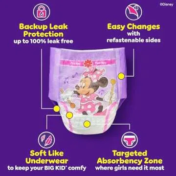 Reliable Pull-Ups Girls' Potty Training Pants - Size 2T-3T