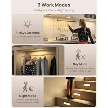 Under Cabinet Lights with Remote Control - Rechargeable LED