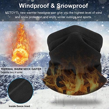 MZTDYTL Adjustable Neck Gaiter - Winter Face Mask for All