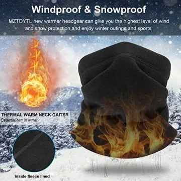 MZTDYTL Adjustable Neck Gaiter - Winter Face Mask for All