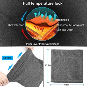 MZTDYTL Adjustable Neck Gaiter - Winter Face Mask for All