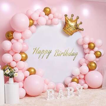 Elegantly Designed 7.2 FT White Round Backdrop Cover