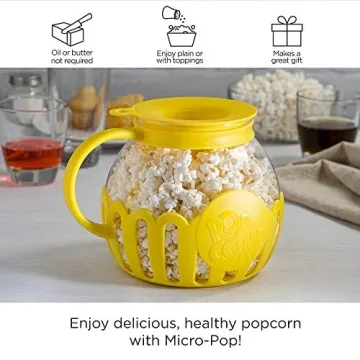 Ecolution Microwave Popcorn Popper with Temperature Safe Glass