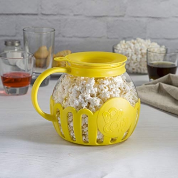 Ecolution Microwave Popcorn Popper with Temperature Safe Glass