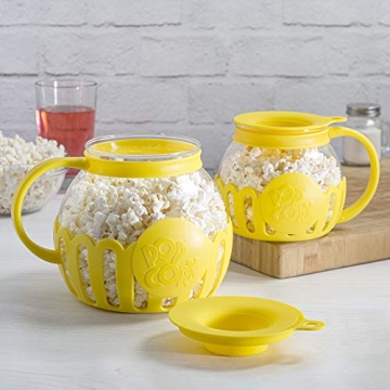 Ecolution Microwave Popcorn Popper with Temperature Safe Glass