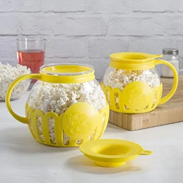 Ecolution Microwave Popcorn Popper with Temperature Safe Glass