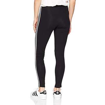 adidas Originals Women's 3 Stripes Legging, Black, XL
