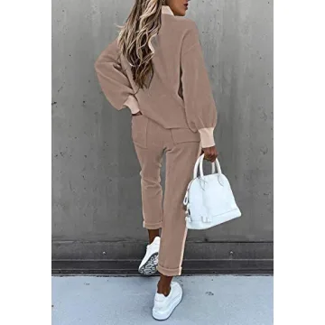 Cutiefox Women Long Sleeve Tracksuit Set - Cozy and Stylish
