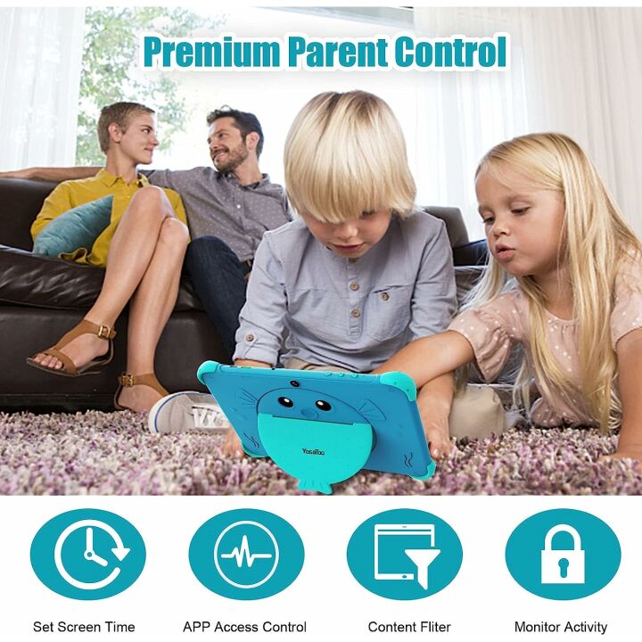 10 inch Kids Android Tablet with Case & Parental Control