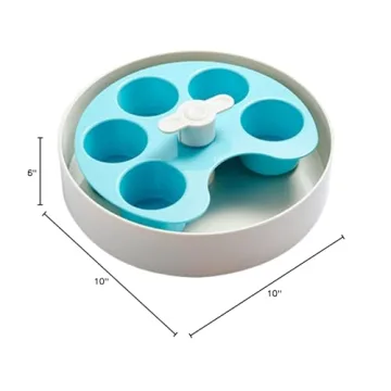 PetDreamHouse Spin Interactive Slow Feeder Bowl for Dogs
