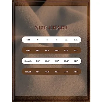 UANEO Women's Wool Blend Oversized Trench Coat Winter