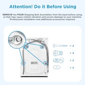 Midea Compact Front-Load Washer 24" Space-Saving Design