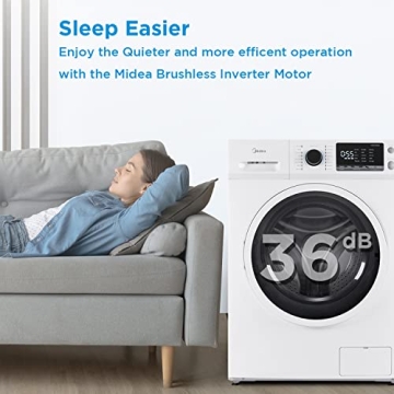 Midea Compact Front-Load Washer 24" Space-Saving Design
