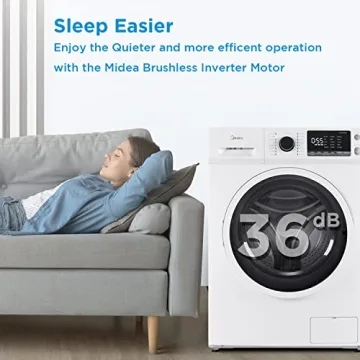 Midea Compact Front-Load Washer 24" Space-Saving Design