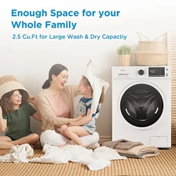 Midea Compact Front-Load Washer 24" Space-Saving Design