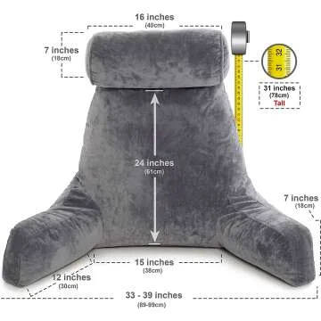 Comfortable Backrest Reading Bed Rest for Relaxation