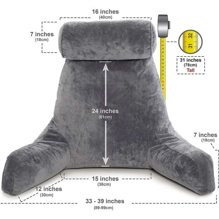 Comfortable Backrest Reading Bed Rest for Relaxation