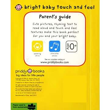 Interactive Touch and Feel Farm Book for Infants