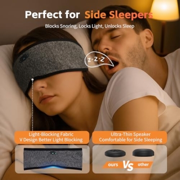 Comfortable Bluetooth Sleep Headphones for All-Day Use