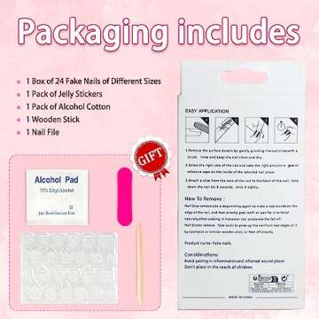 Long Square Press on Nails French Tip Fake Nails Glitter False Nails with Luxury Rhinestones and Butterfly Charm Designs Acrylic Nails Full Cover Glossy Stick on Nails for Women Nail Decorations