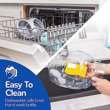 Petmate Replendish Automatic Gravity Waterer for Cats and Dogs, BPA-Free, No Batteries Required, Includes Charcoal Filter, 1 Gallon, Made in USA