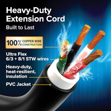 Camco Power Grip 30-Ft 50 Amp RV Extension Cord