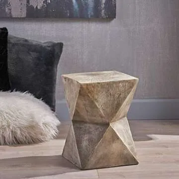 Stylish Christopher Knight Home Manuel Accent Table - Light Gray