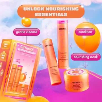 Amika Next-Level Nourishment Signature Routine Set for Luxurious Hair Care