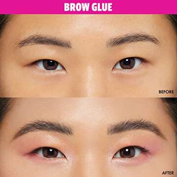 NYX PROFESSIONAL MAKEUP The Brow Glue, Extreme Hold Eyebrow Gel, Clear + Makeup Setting Spray, Matte Finish (2-Pack Bundle)