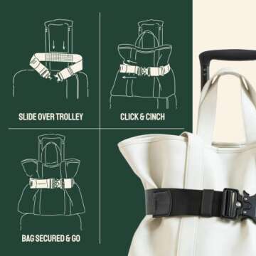 Cincha Travel Belt for Luggage - Stylish & Durable
